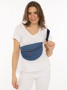 Zwillingsherz Saszetka w kolorze granatowym - 28 x 18 cm rozmiar: onesize. Niebieskie nerki i saszetki Zwillingsherz, bez wzorów, z materiału. Za 82,99 zł.