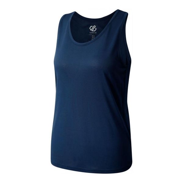Damski tank top Dare 2B Harmonic. Niebieskie topy Dare 2b, s, bez wzorów, z materiału, eleganckie, bez kołnierzyka, bez ramiączek. Za 81,00 zł.