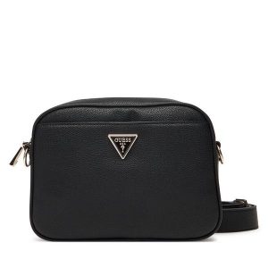 Torebka Guess. Czarne listonoszki Guess, z aplikacjami, bez dodatków. Za 429,99 zł.