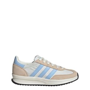 Buty RUN 70s 2.0. Białe buty trekkingowe ADIDAS, ze skóry, bez zapięcia. Za 299,00 zł.