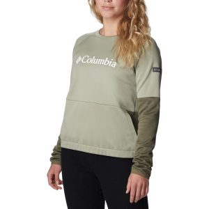 Bluza trekkingowa damska Columbia Windgates Crew. Zielone bluzy Columbia, m, bez wzorów, bez kaptura. Za 169,99 zł.