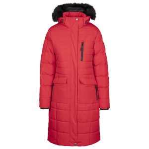 Trespass Sasha - Kobieta Casual Jkt Red. Czerwone kurtki Trespass, bez wzorów, z futra, bez kaptura. Za 426,99 zł.