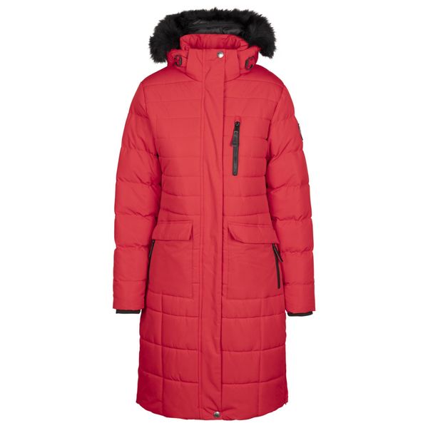 Trespass Sasha - Kobieta Casual Jkt Red. Czerwone kurtki Trespass, bez wzorów, z futra, bez kaptura. Za 426,99 zł.