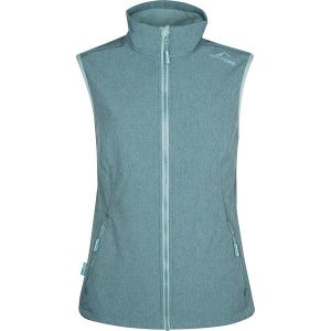 Westfjord Kamizelka softshellowa "Eldfjall" w kolorze turkusowym rozmiar: S. Niebieskie kamizelki Westfjord, s, bez wzorów, z polaru, bez kołnierzyka, bez ramiączek, bez kaptura. Za 130,99 zł.