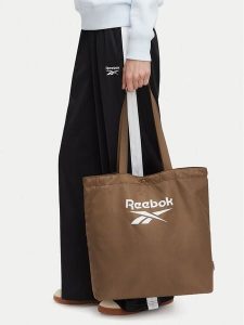 Reebok Torebka CWBEO-RBK-M-012-10 Brązowy. Brązowe shopper bag Reebok, bez wzorów, z materiału, bez dodatków. Za 69,99 zł.