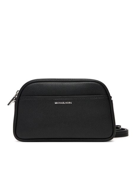 MICHAEL Michael Kors Torebka 32F5SJ6C5L Czarny. Czarne listonoszki MICHAEL Michael Kors, bez wzorów, ze skóry, bez dodatków. Za 459,99 zł.