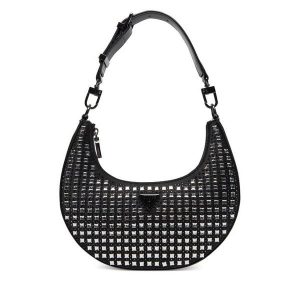 Torebka Guess. Czarne torebki klasyczne Guess, z aplikacjami, bez dodatków. Za 349,99 zł.