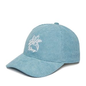 Czapka z daszkiem Roxy. Niebieskie czapki Roxy, bez wzorów. Za 39,99 zł.