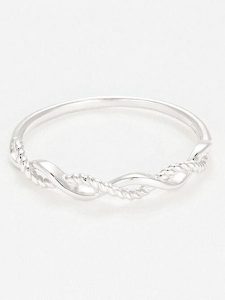 OR ÉCLAT Złoty pierścionek "Infini" rozmiar: 56. Szare pierścionki OR ÉCLAT, złote. Za 376,85 zł.