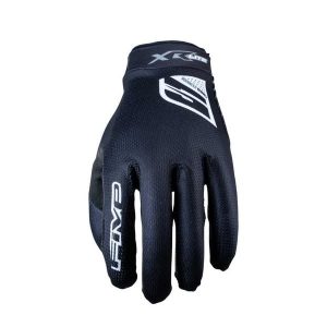 Rękawiczki XR-LITE - CZARNO-BIAŁE - M/9. Białe rękawiczki FIVE GLOVES, bez wzorów. Za 117,00 zł.