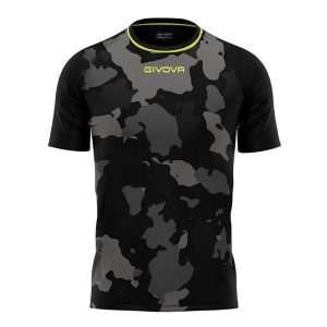 Givova Army Interlock koszulka S, szaro-zielona. Brązowe bluzki Givova, s, bez wzorów, sportowe, bez kołnierzyka, bez ramiączek. Za 179,99 zł.