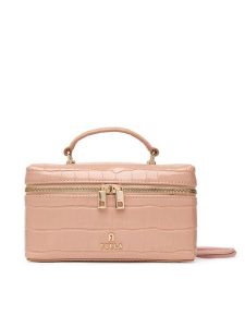 Furla Torebka Camelia Micro WE00625 BX4255 4910S Różowy jasny. Czerwone kuferki Furla, bez wzorów, ze skóry, bez dodatków. Za 1 039,00 zł.