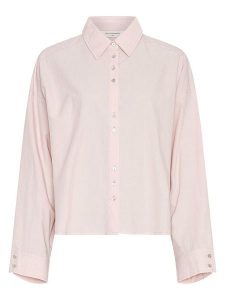 MOSS COPENHAGEN Koszula w kolorze jasnoróżowym rozmiar: XS/S. Różowe koszule Moss Copenhagen, s, bez wzorów, bez kołnierzyka, bez ramiączek. Za 219,95 zł.