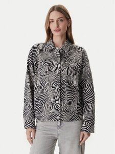 Vero Moda Kurtka jeansowa Tessa 10329961 Beżowy Oversize. Brązowe kurtki Vero Moda, xl, bez wzorów, z bawełny, bez kaptura. Za 229,99 zł.