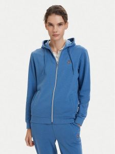 Beverly Hills Polo Club Bluza P-SS26W-F546540 Niebieski Regular Fit. Niebieskie bluzy Beverly Hills Polo Club, xs, bez wzorów, z syntetyku, bez kaptura. Za 279,99 zł.