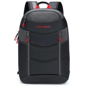 Plecak Aspensport Osika Plecak 22 L Ciemnoszaro-czerwony szary. Czarne plecaki ZSPORT. Za 106,19 zł.