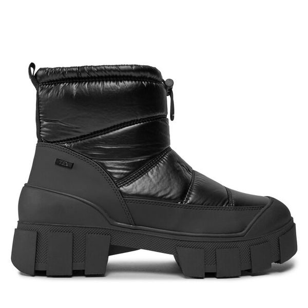 Botki Caprice. Czarne botki Caprice, bez wzorów, bez obcasa, na płaskiej podeszwie, bez zapięcia. Za 309,99 zł.