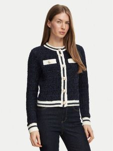 Guess Kardigan W6BR75 Z1764 Granatowy Regular Fit. Niebieskie kardigany Guess. Za 474,99 zł.
