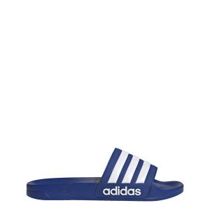 Klapki basenowe Adilette Shower Slides. Białe klapki ADIDAS, bez wzorów, bez obcasa. Za 129,00 zł.