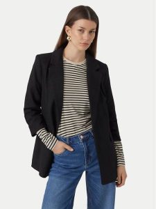 Vero Moda Marynarka Frida 10306404 Czarny Regular Fit. Czarne marynarki i żakiety Vero Moda, bez wzorów, z syntetyku. Za 209,99 zł.