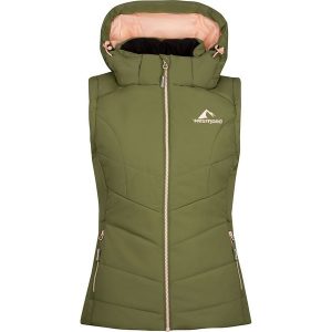 Westfjord Kamizelka funkcyjna "Krafla XT" w kolorze oliwkowym rozmiar: M. Brązowe kamizelki Westfjord, m, bez wzorów, bez kołnierzyka, bez ramiączek, bez kaptura. Za 122,67 zł.