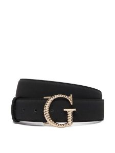 Guess Pasek BW9368 P6335 Czarny. Czarne paski Guess, z aplikacjami, ze skóry. Za 234,99 zł.