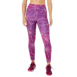 Legginsy Damskie Sakura Z Nadrukiem Na Całej Powierzchni. Fioletowe legginsy ASICS, bez wzorów. Za 384,99 zł.