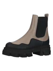 Steve Madden Skórzane sztyblety w kolorze brązowo-czarnym rozmiar: 41. Brązowe botki Steve Madden, bez wzorów, bez zapięcia. Za 237,17 zł.