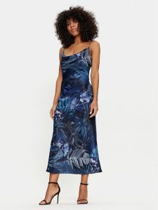 Guess Sukienka koktajlowa W3GK85 WD8G2 Kolorowy Regular Fit. Kombinezony Guess, s, z aplikacjami, z syntetyku, wizytowe, bez kołnierzyka, bez ramiączek. Za 309,99 zł.
