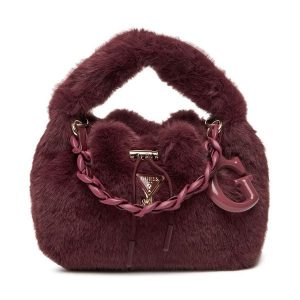 Torebka Guess. Czerwone torebki klasyczne Guess, z aplikacjami, bez dodatków. Za 209,99 zł.