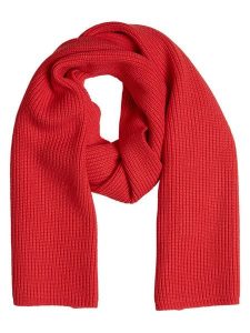 MOSS COPENHAGEN Szal "Rachelle" w kolorze czerwonym rozmiar: onesize. Czerwone szaliki Moss Copenhagen, bez wzorów, z materiału. Za 82,99 zł.