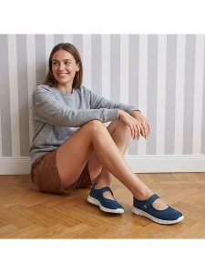 Freyling Baleriny w kolorze granatowym rozmiar: 39. Niebieskie balerinki Freyling, bez wzorów, bez obcasa, bez zapięcia. Za 86,99 zł.