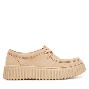 Półbuty Clarks. Półbuty Clarks, bez wzorów, bez obcasa, na płaskiej podeszwie, bez zapięcia. Za 289,99 zł.