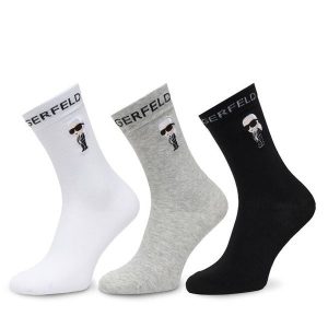 Skarpety długie KARL LAGERFELD. Skarpetki KARL LAGERFELD, bez wzorów. Za 129,99 zł.