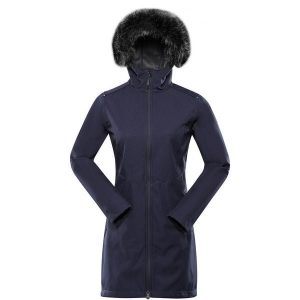 Kurtka Softshell dla Kobiet Alpine Pro Ibora Niebieska - Wodoodporna. Niebieskie kurtki Alpine Pro, bez wzorów, z softshellu, bez kaptura. Za 369,99 zł.