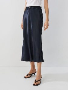 Someday. Spódnica w kolorze granatowym rozmiar: 34. Niebieskie spódnice someday., na co dzień, bez wzorów, z wiskozy, maxi. Za 165,99 zł.