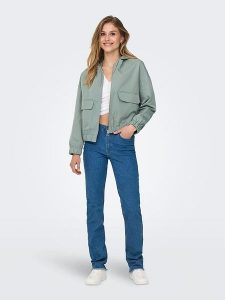 ONLY Kurtka przejściowa w kolorze zielonym rozmiar: XL. Zielone kurtki ONLY, xl, bez wzorów, bez kaptura. Za 127,35 zł.