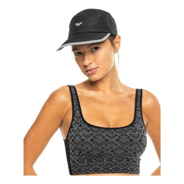 Czapka Trucker dla Kobiety SOFIA Czarny. Czarne czapki Roxy, bez wzorów, z materiału. Za 109,99 zł.