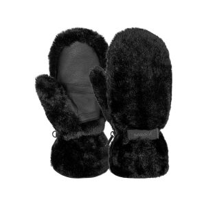 Rękawice damskie Reusch Molly R-TEX® XT Mitten. Czarne rękawiczki REUSCH, bez wzorów. Za 269,90 zł.