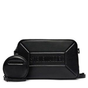 Torebka Steve Madden. Czarne listonoszki Steve Madden, bez wzorów, bez dodatków. Za 329,99 zł.