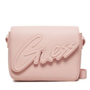 Torebka Guess. Czerwone listonoszki Guess, z aplikacjami, bez dodatków. Za 189,99 zł.