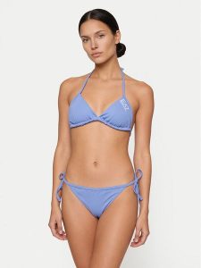 EA7 Emporio Armani Bikini 7W000318 AF20663 UA020 Granatowy. Niebieskie bikini EA7 Emporio Armani, bez wzorów, z syntetyku. Za 329,99 zł.