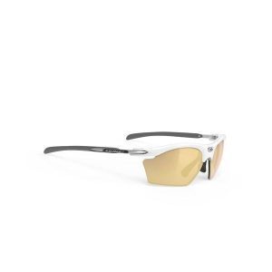 Okulary RUDY PROJECT RYDON SLIM WHITE GLOSS - MULTILASER GOLD. Białe okulary przeciwsłoneczne Rudy Project. Za 780,00 zł.