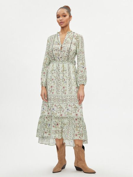 Replay Sukienka letnia W9105.000.74956 Zielony Regular Fit. Zielone kombinezony Replay, na lato, xs, bez wzorów, z wiskozy, bez kołnierzyka, bez ramiączek. Za 309,00 zł.