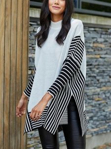 LA Angels Sweter w kolorze biało-czarnym rozmiar: M. Białe swetry oversize LA Angels, m, bez wzorów, bez ramiączek. Za 148,96 zł.