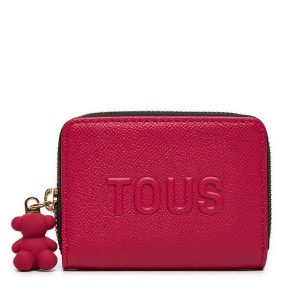Portfel TOUS. Czerwone portfele Tous, bez wzorów. Za 369,99 zł.