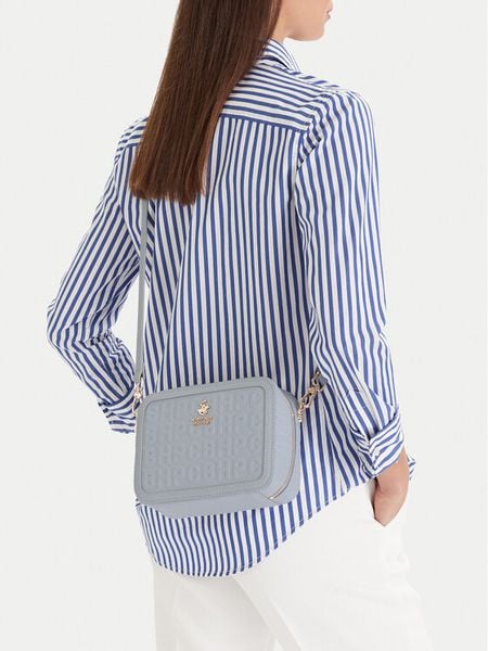 Beverly Hills Polo Club Torebka EO-BHPC-S-001-09 Niebieski. Niebieskie listonoszki Beverly Hills Polo Club, bez wzorów, z materiału, bez dodatków. Za 249,99 zł.