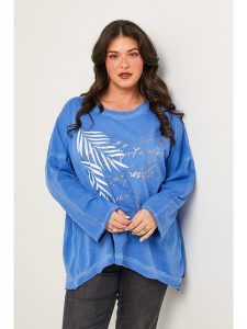 Curvy Lady Koszulka w kolorze niebieskim rozmiar: 44/46. Niebieskie bluzki Curvy Lady, bez wzorów, klasyczne, bez kołnierzyka, bez ramiączek. Za 122,96 zł.