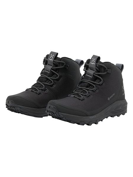 Haglöfs Buty turystyczne "L.I.M FH GTX Mid" w kolorze czarnym rozmiar: 38 2/3. Czarne buty trekkingowe Haglöfs, z gore-texu, bez zapięcia. Za 546,48 zł.