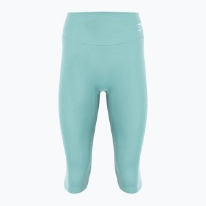 Legginsy treningowe damskie Gymshark Training Cropped. Zielone legginsy Gymshark, bez wzorów. Za 84,99 zł.